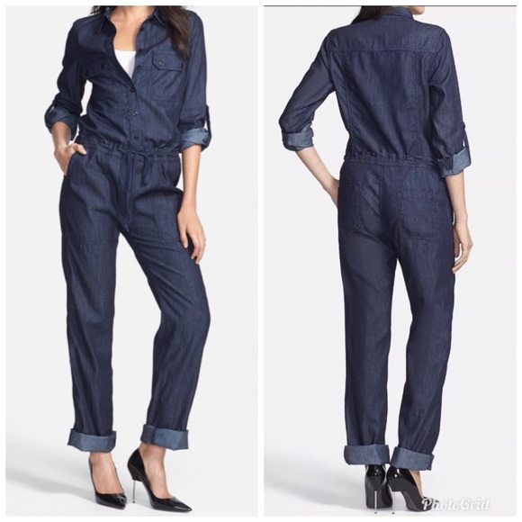 citizens of humanity denim jumpsuit